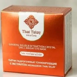 THAI TALAY, Патчи гидрогелевые, тонизирующие с женьшенем и растительными экстрактами